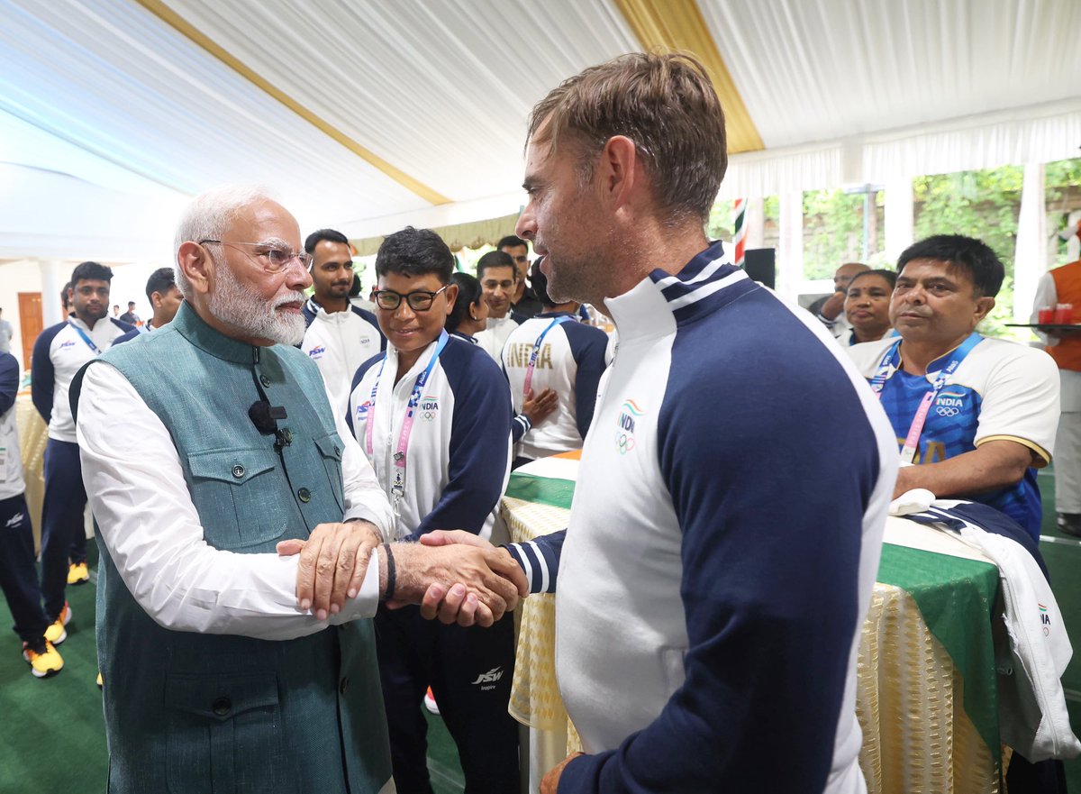 “An unforgettable day! Had the incredible honor of meeting Prime Minister Modi today at a special gathering celebrating our bronze medal win in Paris, right on India’s Independence Day. Feeling proud and inspired 🇮🇳🙏#IndependenceDay #Paris2024 #BronzeMedal #ProudMoment