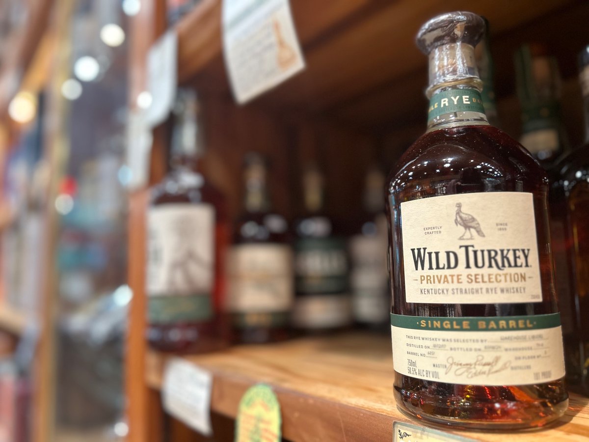 634SWabash's tweet photo. Another new store-pick has arrived this week! Introducing our first Wild Turkey Rye Single Barrel at 101 proof. Stop on by and pick one up! #wildturkeyrye https://t.co/6yXDpWIeDX