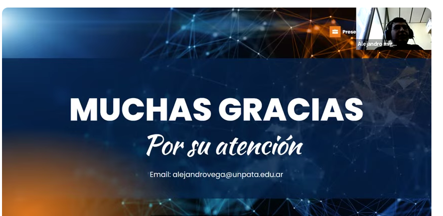 Paso Alejandro Miguel Vega (Universidad Nacional de la Patagonia San Juan Bosco) por el CAI2024 con el tema
👉Detección de estrés laboral mediante reconocimiento de emociones y ritmo cardíaco.

Podes revivirla en youtube.com/watch?v=TK9tsT…