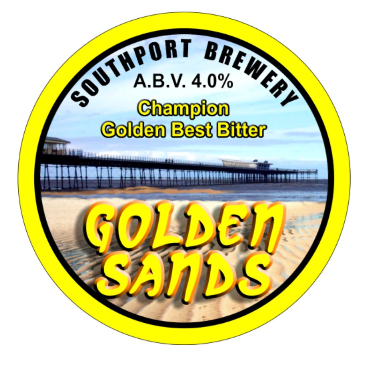 Now pouring @ Portovino, Southport. 

Golden Sands by Southport Brewery. 4% ABV

Golden coloured bitter, triple hopped with citrus flavour.

CHEERS 🍻
