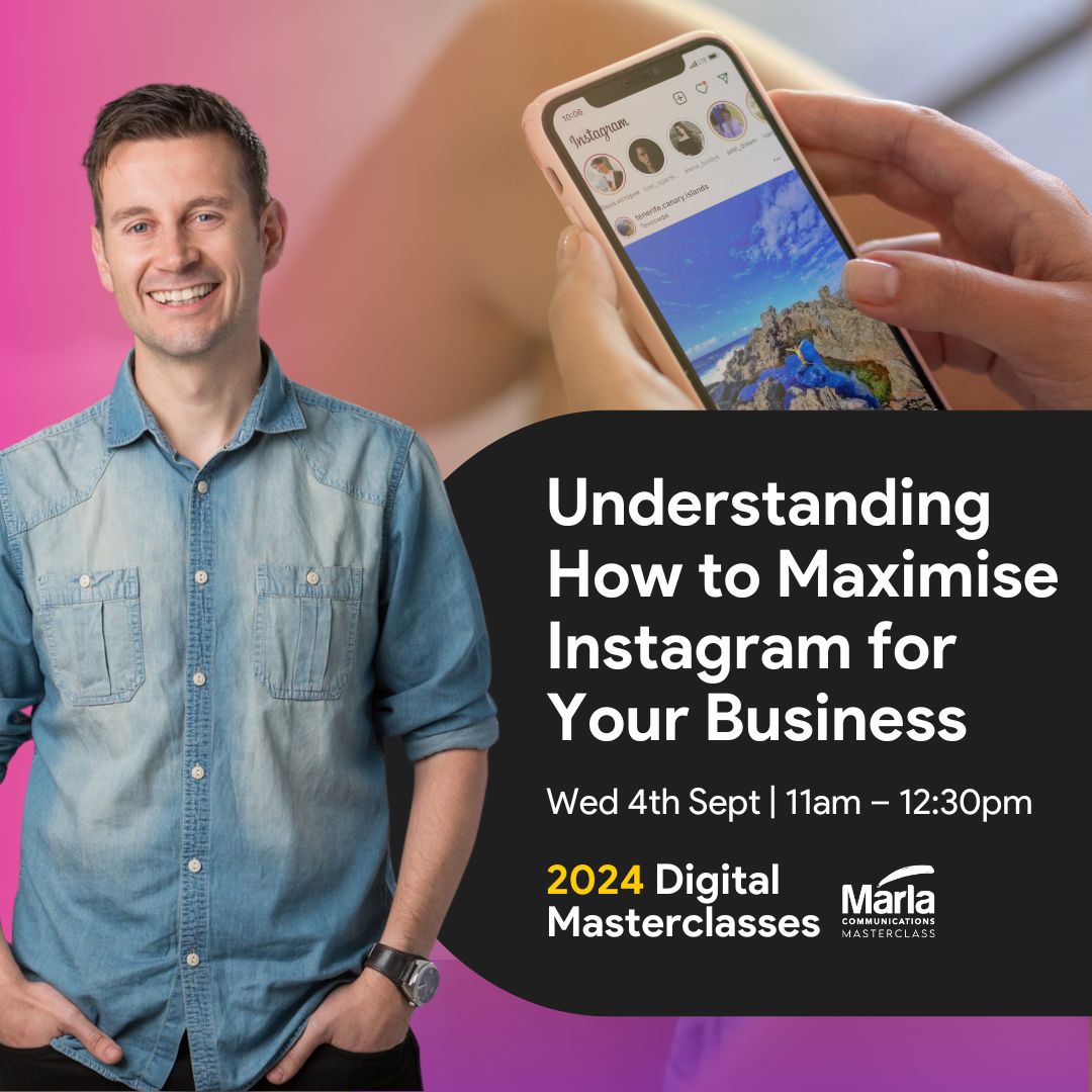 Want to take your Instagram game to the next level? Join our masterclass, Understanding How to Maximise Instagram for Your Business and learn how to turn your Instagram into a powerful tool for brand growth! 🚀

Book Now: bit.ly/3TrzzFh