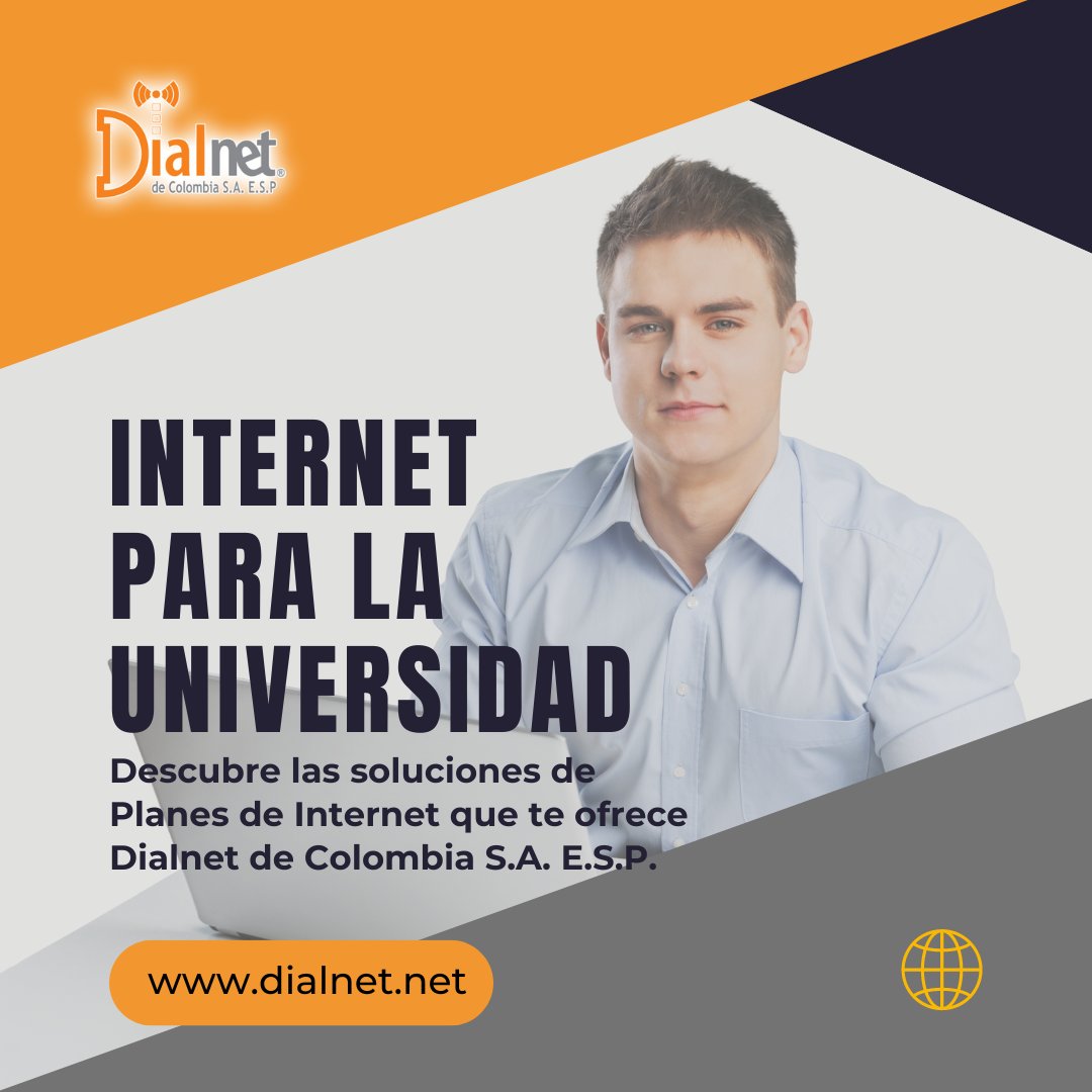 DialnetC's tweet photo. 💡 Internet para la Universidad

Descubre nuestros Planes de Internet. Conéctate de manera rápida y segura para que puedas enfocarte en lo que realmente importa: ¡tus estudios! 📖✨

🔗 Conoce más detalles acá: https://t.co/hDCnkmD0m3 https://t.co/qZfs6HIyMu