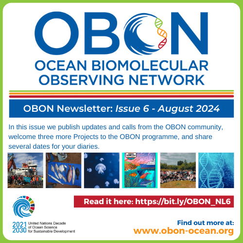 Ocean Biomolecular Observing Network (OBON) (@obon_ocean) on Twitter photo The latest OBON newsletter is now available to read at bit.ly/OBON_NL6. We share lots of updates from the OBON community, dates for your diaries, and intros from new projects endorsed by the <a href="/UNOceanDecade/">UN Ocean Decade</a> ⤵️⤵️⤵️ The latest OBON newsletter is now available to read at bit.ly/OBON_NL6. We share lots of updates from the OBON community, dates for your diaries, and intros from new projects endorsed by the <a href="/UNOceanDecade/">UN Ocean Decade</a> ⤵️⤵️⤵️