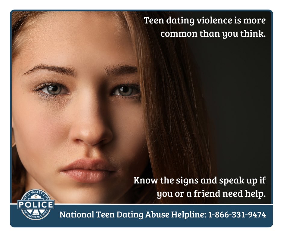 Teen dating violence is more common than you think! Know the signs and speak up if you or a friend needs help! Help is available 24/7 by calling the National Teen Dating Abuse Helpline at 1-866-331-9474.