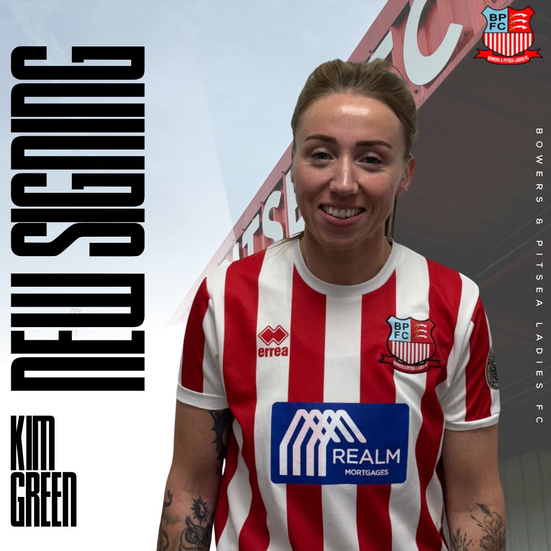 ✍🏻 𝐆𝐫𝐞𝐞𝐧 𝐢𝐬 𝐭𝐡𝐞 𝐧𝐞𝐰 𝐑𝐞𝐝..

We are pleased to welcome <a href="/KimberleyGreen/">KG</a> to the reds for the 2023/24 season.

The versatile defender joins us following spells at <a href="/DartfordFCWomen/">DartfordFCWomen</a> &amp; <a href="/hashtagutdwomen/">Hashtag United FC Women</a> 

#UpTheBowers | #BowersFamily