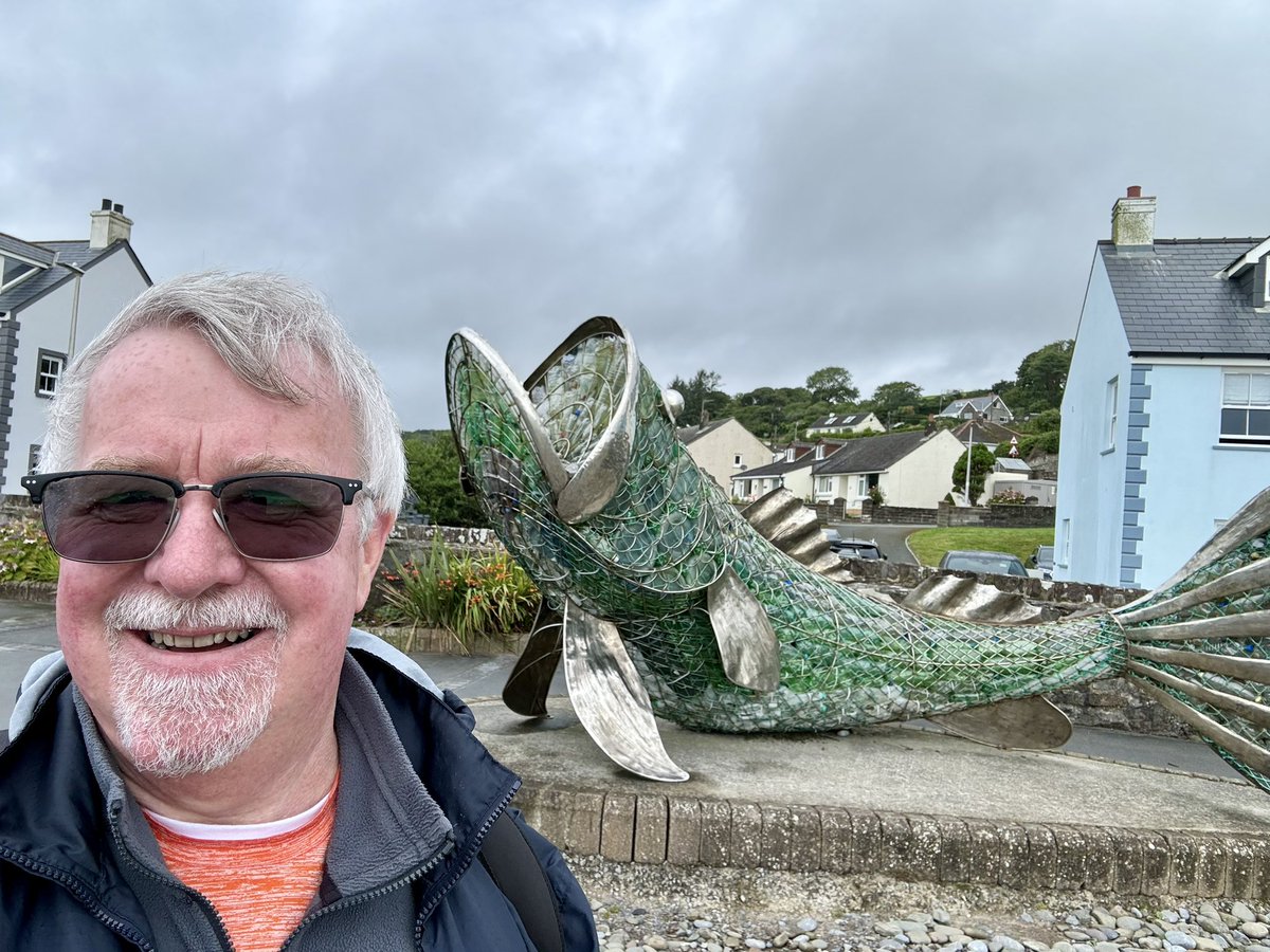 rlloydpr's tweet photo. Coast path walk. #Saundersfoot to #Pendine target. Steep climbs and rain beat me - but made it to #Marros. https://t.co/a3S0HK0q0O