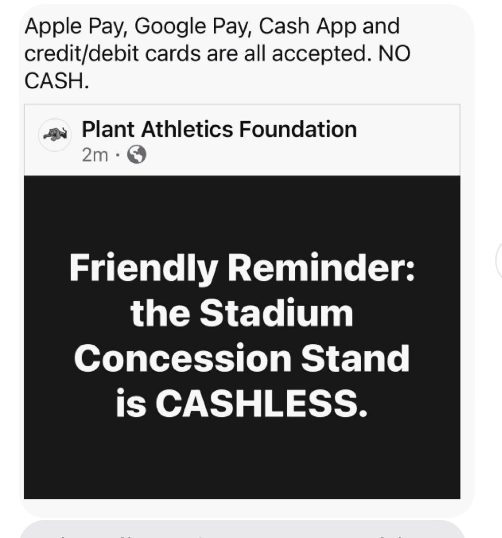 Important information regarding athletic tickets.
