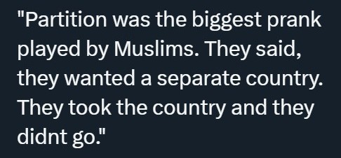 BattaKashmiri's tweet photo. They didn't go but Hindus had to leave Pakistan. https://t.co/gj7df55EI9