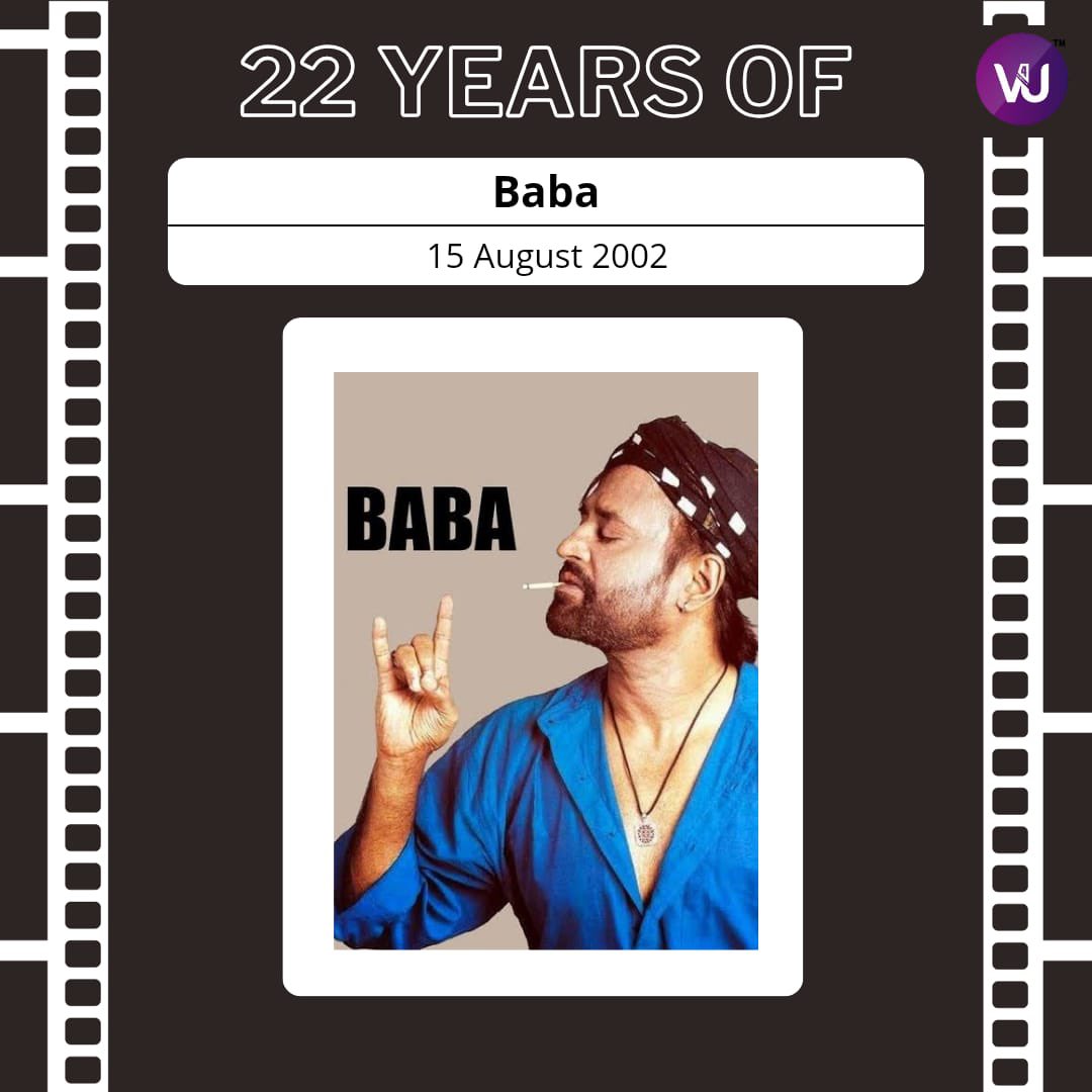 V4umedia_'s tweet photo. #22YearsOfBABA
#BABA
#Thalaivar @rajinikanth @mkoirala #Goundamani @AshishVid #MNNambiar #Sujatha*er
Music by @arrahman
Prod by #LotusInternational
An @Suresh_Krissna Directional
@RIAZtheboss https://t.co/RghoAF5uX3