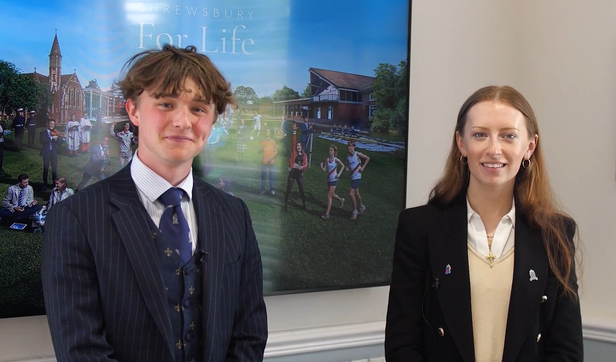 ShrewsburySch's tweet image. Shrewsbury School is celebrating a unique double as both Heads of School will study at Harvard University for the first time in the school’s history. Out of a field of more than 54,000 applicants, Head Girl Nat T and Head Boy Luke W will be heading to the prestigious University.