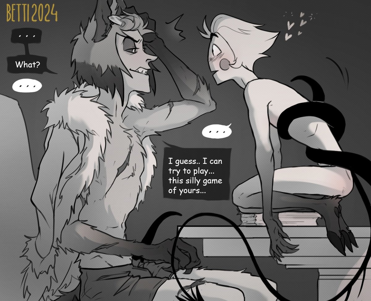betti2024hun's tweet photo. 🔞MY duel RP comic with Jo 🤜🤛🫶 . You bet Alastor will drink that as slowly as possible...😌He's still unsure about this daddy thing, but seeing how his King reacts to it will do the magic✨ 🫦 #radioapple  read on Ao3: https://t.co/FEhpVsz75E prev: https://t.co/z4iPVLSsYD https://t.co/Xjwz3mpDzj