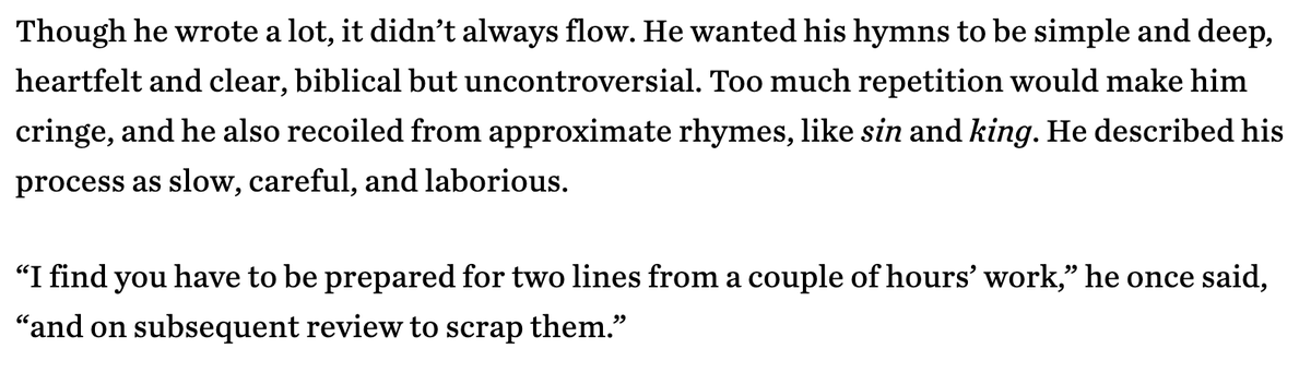 I've been there, Timothy Dudley-Smith. Been. There.