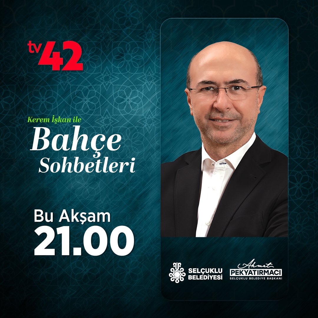 Bu akşam “Kerem İşkan ile Bahçe Sohbetleri”programının konuğu olacağım.

Vakti müsait olan hemşehrilerimi ekran başına davet ediyorum.

📺 TV42  ⏰ 21.00