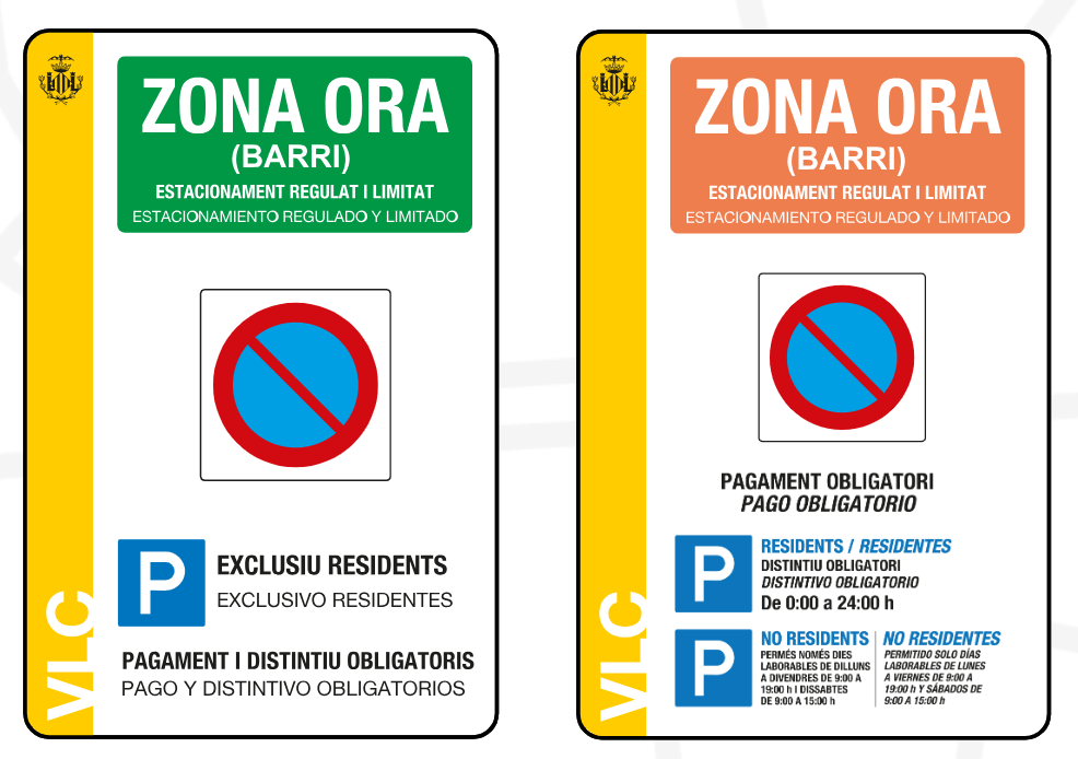 AjuntamentVLC's tweet photo. 🚘 Recuerda que el distintivo de residente para poder estacionar en las zonas verdes 🟢 y naranjas 🟠 tienen una vigencia de 2 años naturales.

Si lo obtuviste en 2023, tendrás que tramitar la renovación entre septiembre y octubre de ese año.

Trámite 💻 https://t.co/ysJabAMeVt https://t.co/g1vdHPdUB0