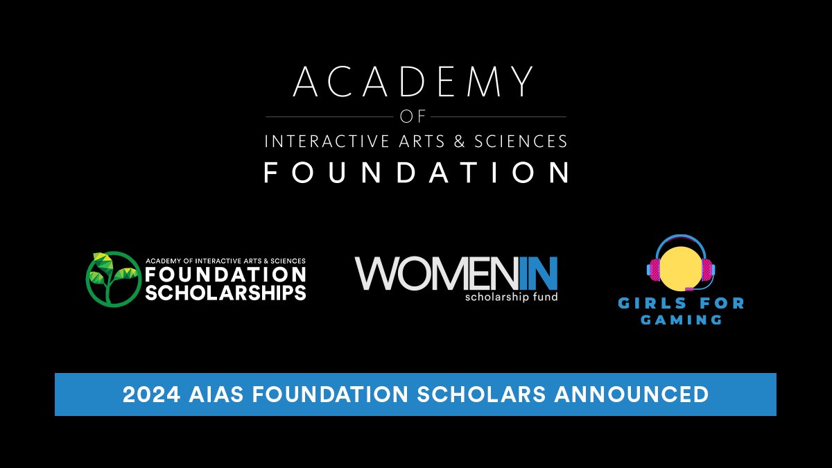 Official_AIAS's tweet photo. The AIAS Foundation is pleased to award seven scholarships to outstanding students and early professionals who are dedicating their careers to the advancement of the video game industry!

Learn more about this year's winners and the scholarships here: https://t.co/mzkA6WjiOj https://t.co/xDgtGO5rQp