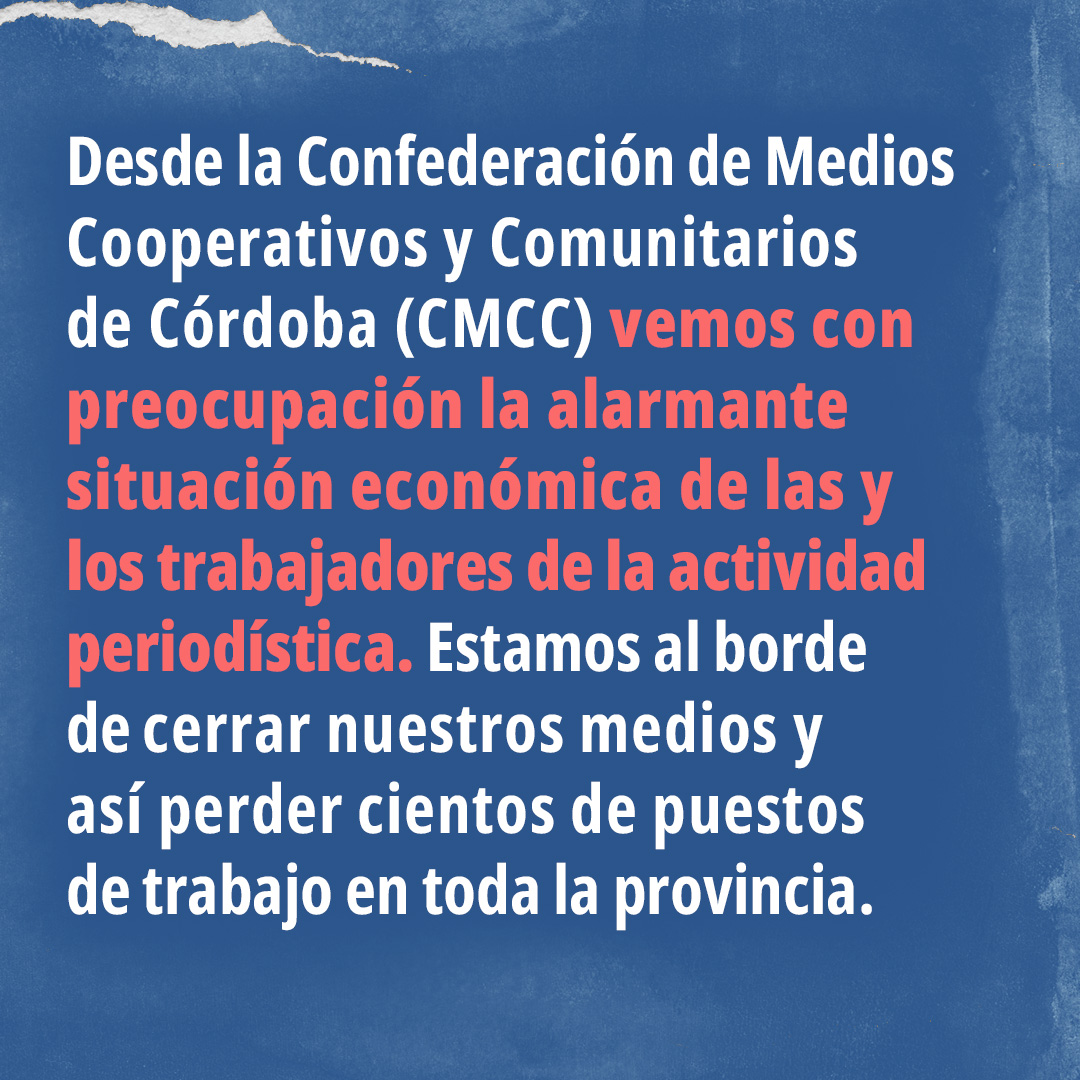 viarava's tweet photo. Exigimos la regularización de la Pauta Oficial para la plena pluralidad de voces y el derecho a la información y la comunicación de todxs lxs cordobesxs! @farcoargentina @ReddeMediosDig https://t.co/in4J1ZthM6