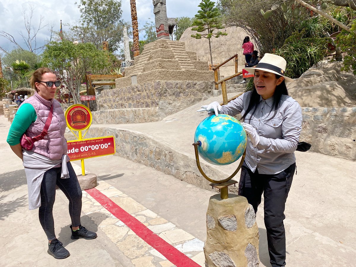 OriginalEcuador's tweet image. No visit to Ecuador is complete without a stop at the Equator line! The Inti Ñan Museum offers quirky experiments that will keep you entertained 🙌🏼

Can you balance an egg on a nail? 👀

#EquatorLine #IntiÑanMuseum  #OriginalEcuador  #MiddleOfTheWorld #Quito #QuitoEcuador