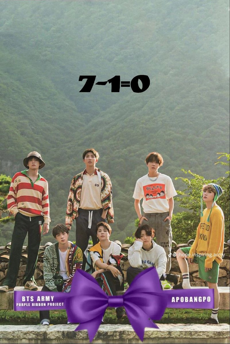 AlenaElena8's tweet photo. I, a member of BTS's ARMY, stand united and behind all 7 members of BTS. We won’t stand idly by while they are bullied, harassed, or misrepresented by online trolls and the media. I show my love and support for BTS with by the #BTSPurpleRibbonProject https://t.co/g6sUvTOMoY