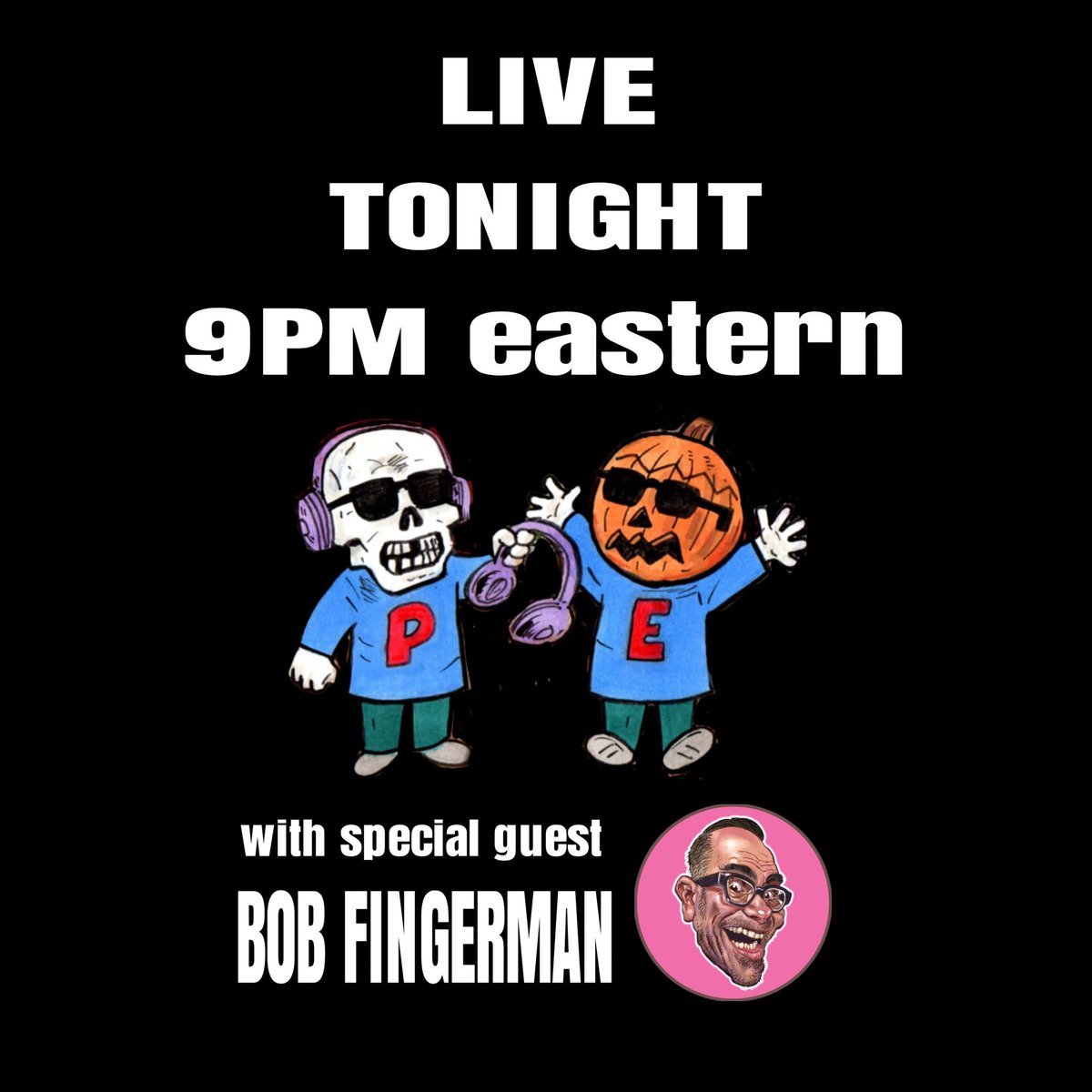 Tonight, Thursday August 15th at 9pm eastern time Evan, Paul and guest Bob Fingerman talk movies and field your questions LIVE on YouTube. 
youtube.com/live/9gZ4eHl9x…