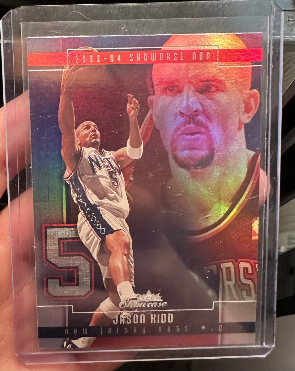MoneyMakinMulah's tweet photo. 2003-04 Fleer Showcase Jason Kidd
Def my fave PG of ALL TIME besides D.Rose always was my guy growing up
#JKidd #MrTripleDouble #NewJerseyNets #HoloSquad 🌈🔥 https://t.co/ORCsajtZHU