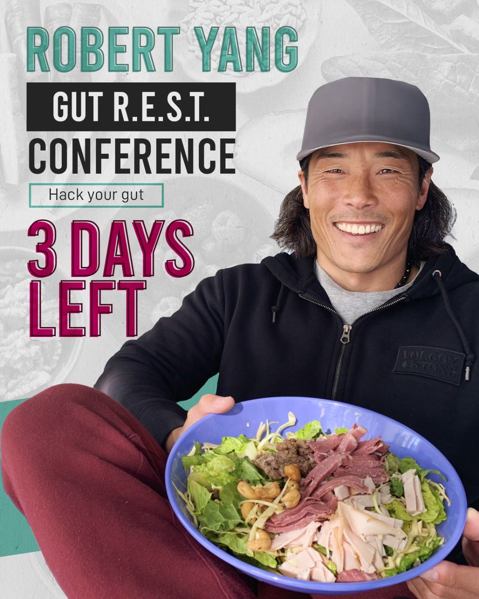 3 Days left: Gut Rest Conference 

eatwelltofeelwell.com/r-c2