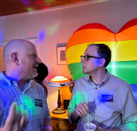 Marc4AustinD10's tweet photo. 🏳️‍🌈🏳️‍⚧️ I had a great time with friends and neighbors at this year's #ATXpride events!

The #ATXCouncil must do all it can to stand up for #Austin's #lgbtqiaplus community, and that's something I pledge to do if elected to #atxdistrict10.

#experiencematters #marcforaustin https://t.co/1eqeGvkqeH