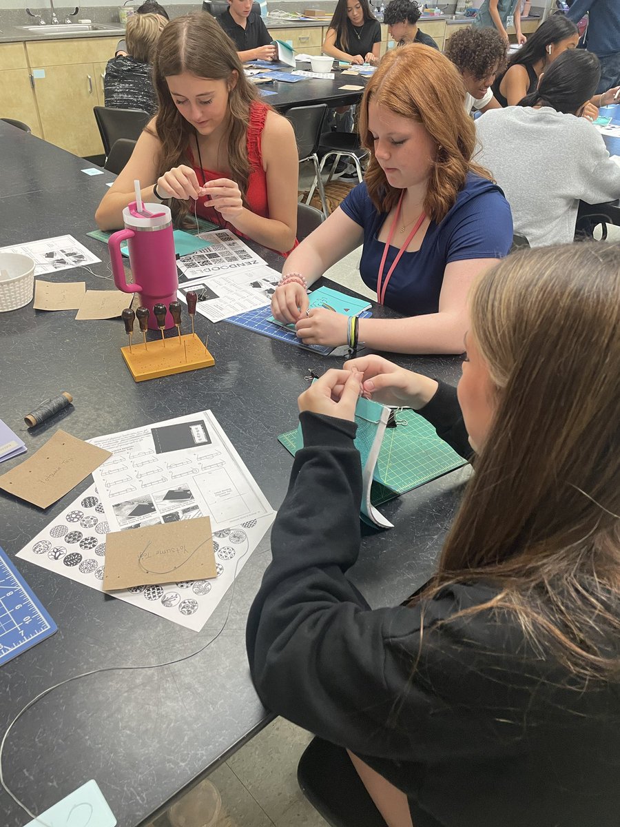 Art 1 students making sketchbooks for the class. <a href="/HumbleISD_KPHS/">Kingwood Park HS</a> <a href="/VisualArtHumble/">Humble ISD Visual Arts</a> <a href="/HumbleISD_Arts/">Humble ISD Fine Arts</a>
<a href="/HumbleISD/">Humble ISD</a>