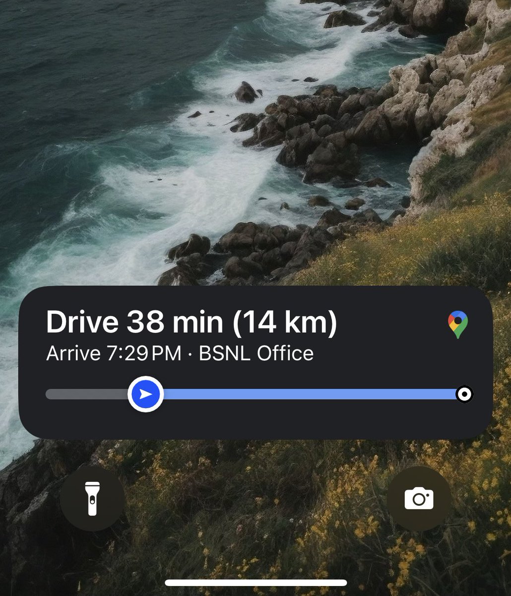Looks like Google maps now supports live activities on iPhone