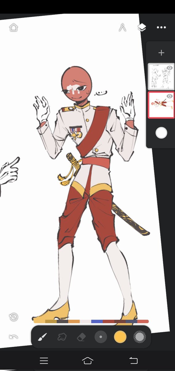 Min_muhaha's tweet photo. เพลงที่ฟังตอนวาดคือ ทิรามิสุเค้ก~
#Countryhuman
#countryhumansiam https://t.co/ZdABosU55U