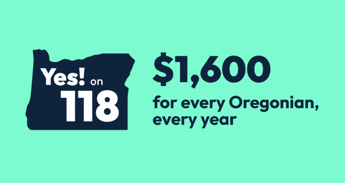Yes! on 118 (Oregon Rebate) tweet media