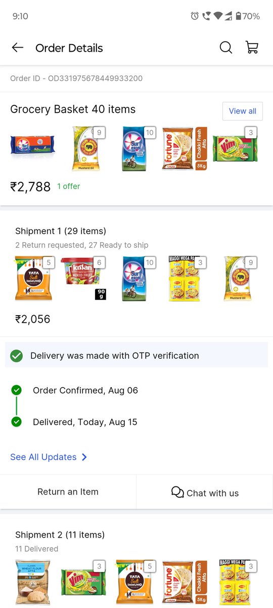 RajuK65286's tweet image. @Flipkart, received a damaged 1L pouch of Hathi Mustard Oil in my recent order! Didn't notice the damage at delivery time, now seeking return &amp;amp; replacement/refund. Please help!
Order ID - OD331975678449933200
 #Flipkart #DamagedProduct #ReturnRequest 
@flipkartsupport