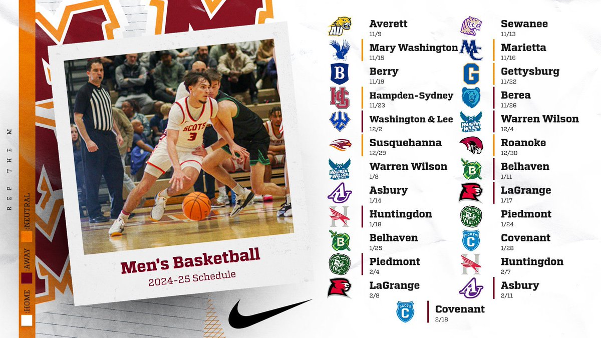 MCScotsMBB's tweet photo. 🚨 SCHEDULE IS OUT 🚨 
🏀RepTheM🏀 https://t.co/MIjgTx29jy