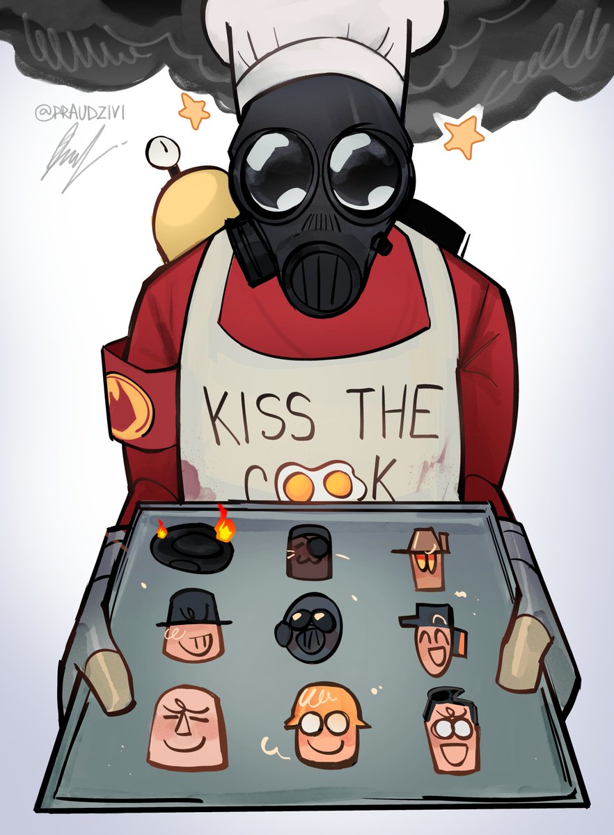 praudzivi's tweet photo. Pyro baked cookies. 
Which one do you choose?
#tf2 https://t.co/eDuJpRleaK
