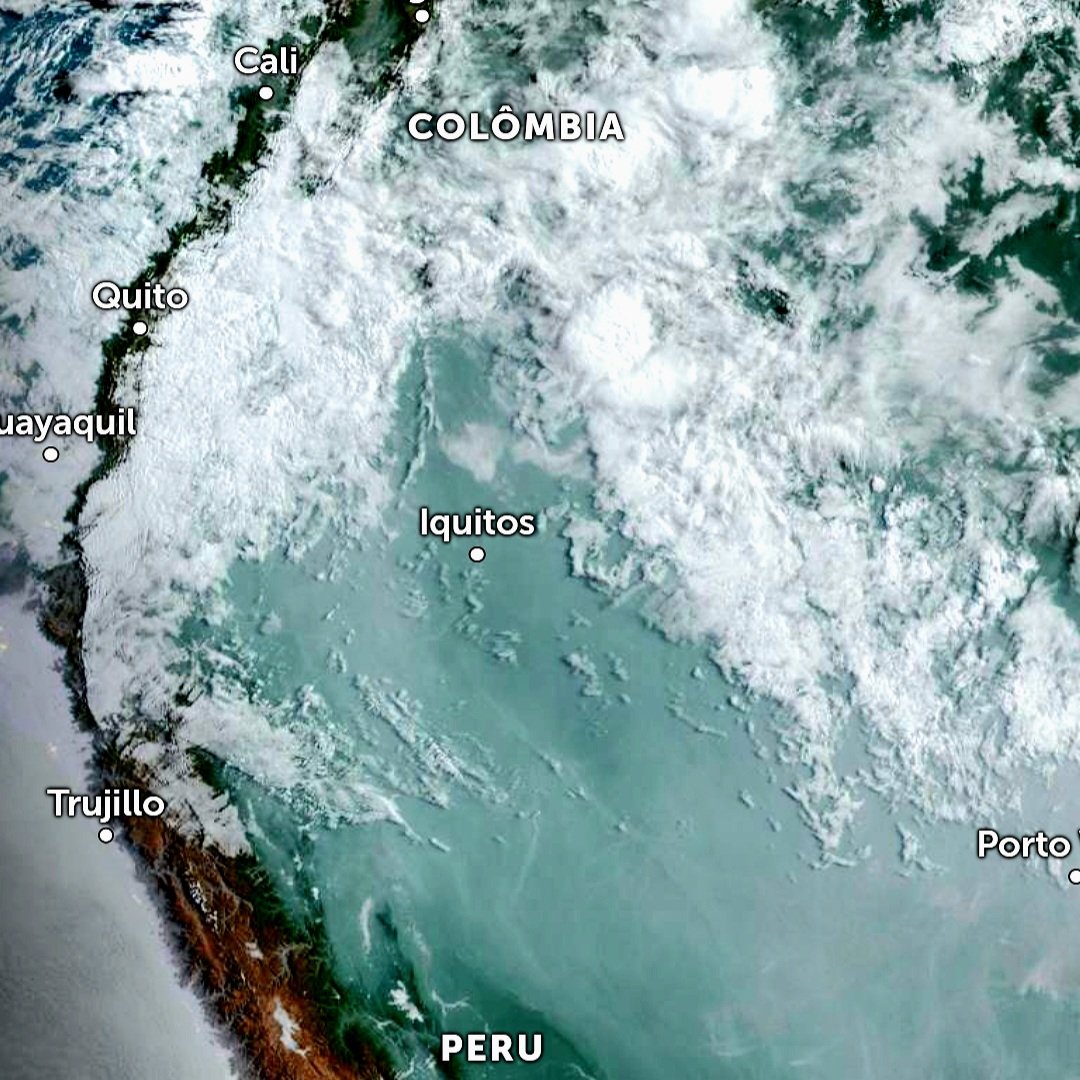 bbbrezenski's tweet photo. Hoje é dia de toda a América do Sul respirar os lucros de poucos agricultores.

Da Colômbia ao Uruguai, uma mega bolha de fumaça TÓXICA, CANCERÍGENA, LETAL se espalha causando danos.
Some isso com um ar extremamente seco, e teremos hospitais lotados.

Isso é PROGRESSO? 🤡 https://t.co/TgVSDOpyAp