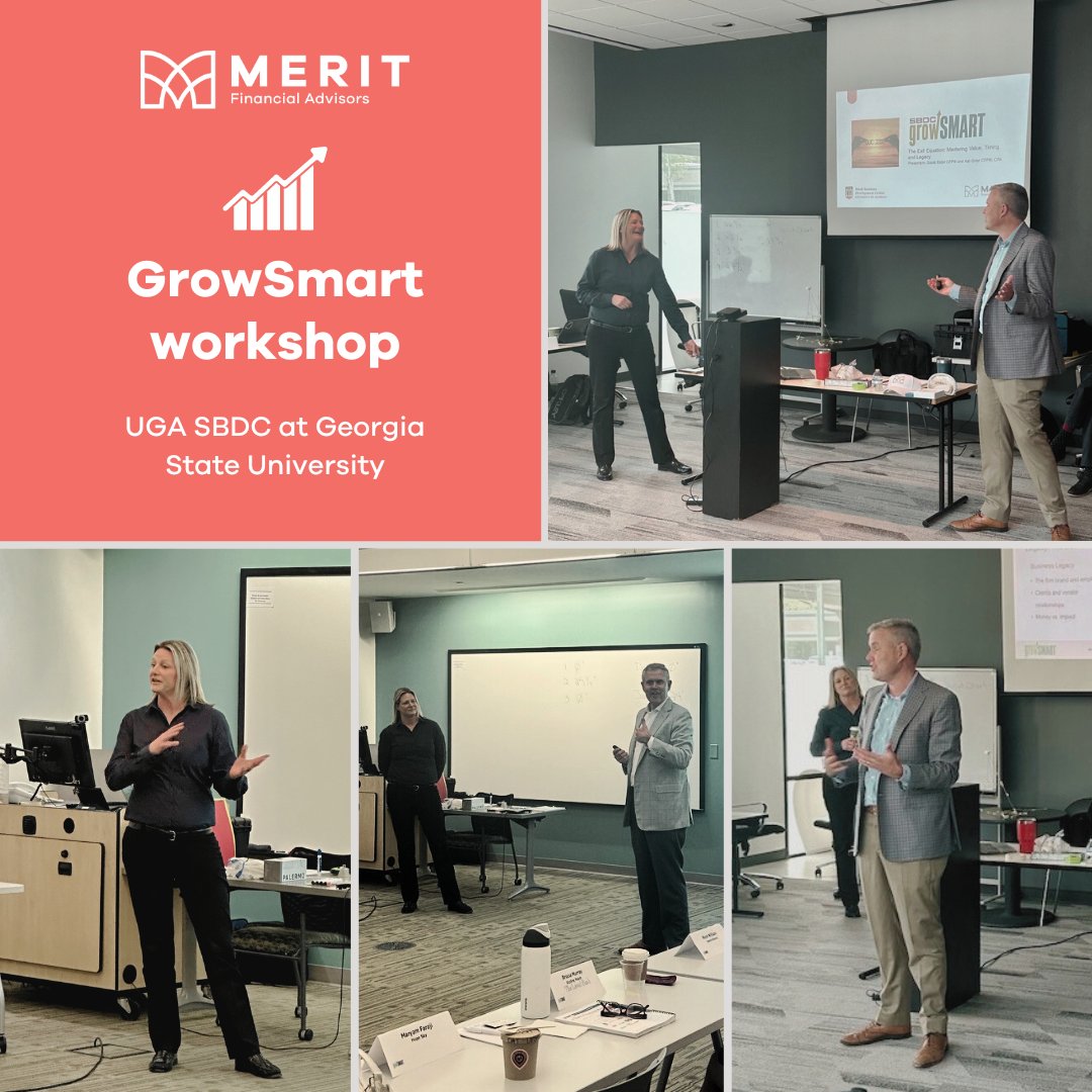 meritfinadvisor's tweet photo. The UGA SBDC at Georgia State University and Merit Financial Advisors teamed up to host a powerful GrowSmart workshop. A big thank you to everyone who joined us!
#GrowSmart #UGASBDC #MeritFinancialAdvisors #Entrepreneurship #SmallBusiness https://t.co/0o1gKNqbf7
