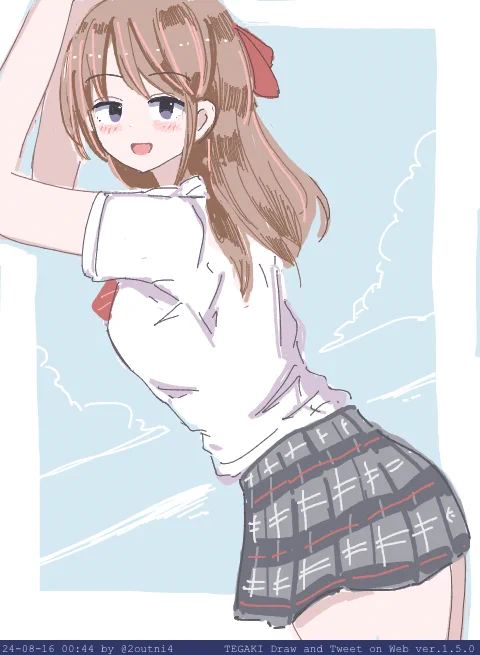 太秦萌ちゃん   制服差分 