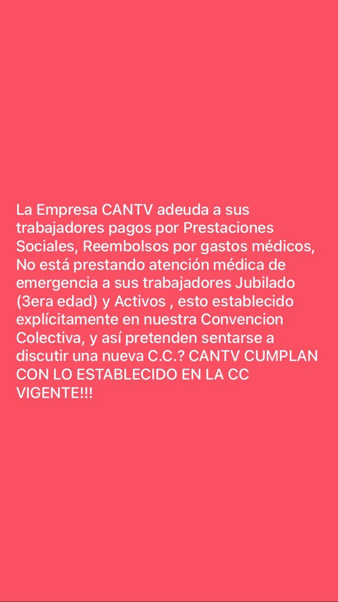 AjupstelTrujillo,rep legal d jubilados, pensionados y sobrevivientes del edo Trujillo,Exige a la JD de #Cantv el cump d lo establecido en la CC, en especial lo referente en materia de  Salud,hacen caso omiso a está y a la Ley d Protección al Adulto Mayor ⁦<a href="/ministerpublico/">ministeriopublico</a>⁩