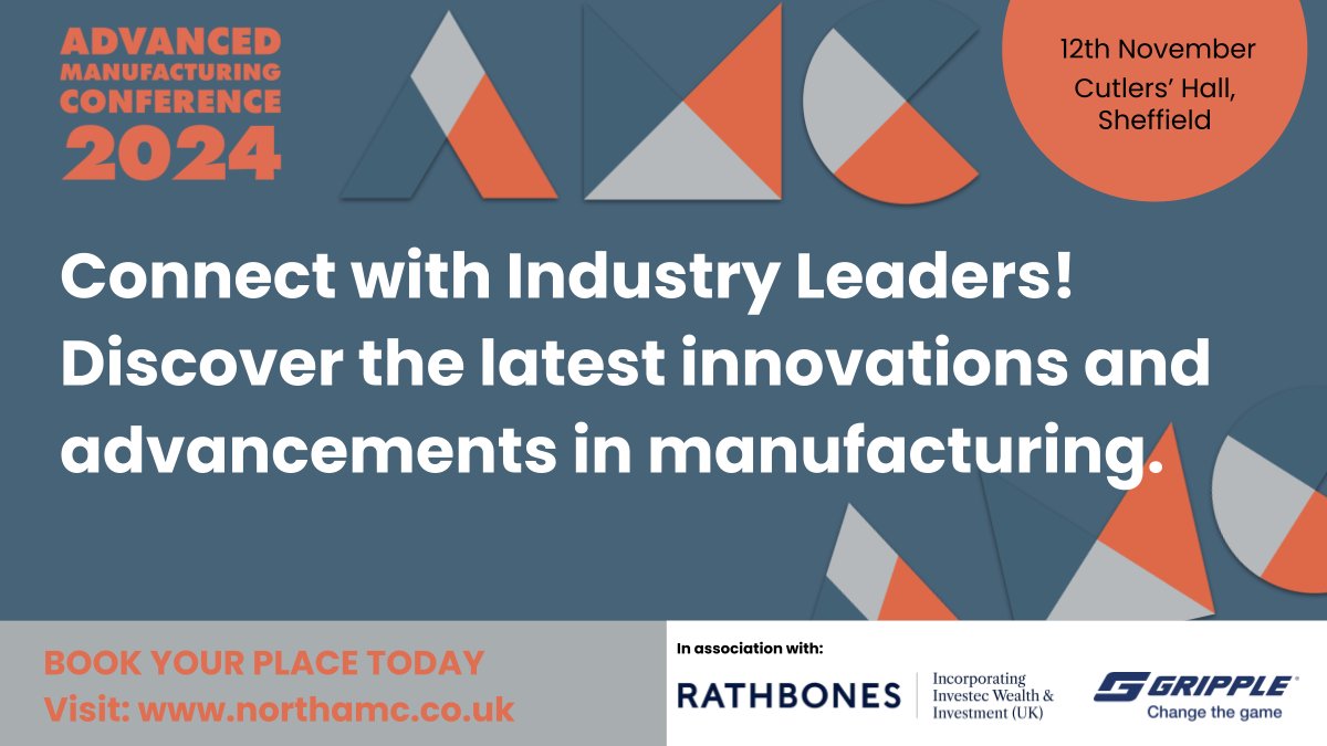 yorkshirepost's tweet photo. Explore the latest in advanced manufacturing! Join us for insightful panels and networking. Secure your spot today! https://t.co/hTRBJyrnDP #northamc24 #manufacturingconference https://t.co/V0vc2b1nyi