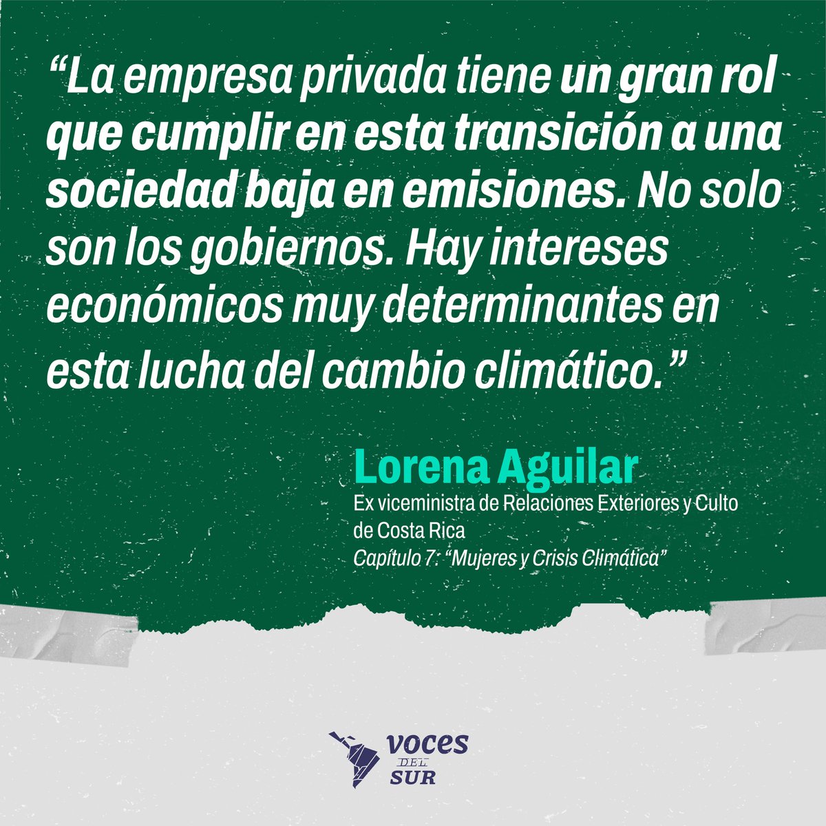 Nueva Política Exterior 🇨🇱🌎 (@nueva_polext) on Twitter photo 🎙️💥 ¡JUEVES DE ESTRENO! Escucha el capítulo 7 de “Voces del Sur: Perspectivas feministas en política exterior” con <a href="/LorenaAguilarCR/">Lorena Aguilar</a>, ex viceministra de Relaciones Exteriores y Culto de Costa Rica 🌎🇨🇷
🎧¡Ya en Spotify y en pefal.org/podcast/! 🙌 #PEF #CrisisClimática 🎙️💥 ¡JUEVES DE ESTRENO! Escucha el capítulo 7 de “Voces del Sur: Perspectivas feministas en política exterior” con <a href="/LorenaAguilarCR/">Lorena Aguilar</a>, ex viceministra de Relaciones Exteriores y Culto de Costa Rica 🌎🇨🇷
🎧¡Ya en Spotify y en pefal.org/podcast/! 🙌 #PEF #CrisisClimática