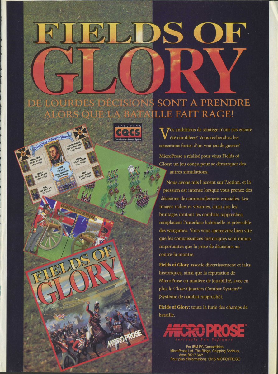 AllmightoFranky's tweet photo. La publicité du jour,bonjour!Des pubs vues dans le #Joystick que nous lisons en ce moment,le n°40 de l'été 93!Belle double-page pour #Syndicate,puis #SpaceHulk et #FieldsOfGlory!! #retro #retrogaming #oldschool #80s #90s https://t.co/SyEEgxeG4S