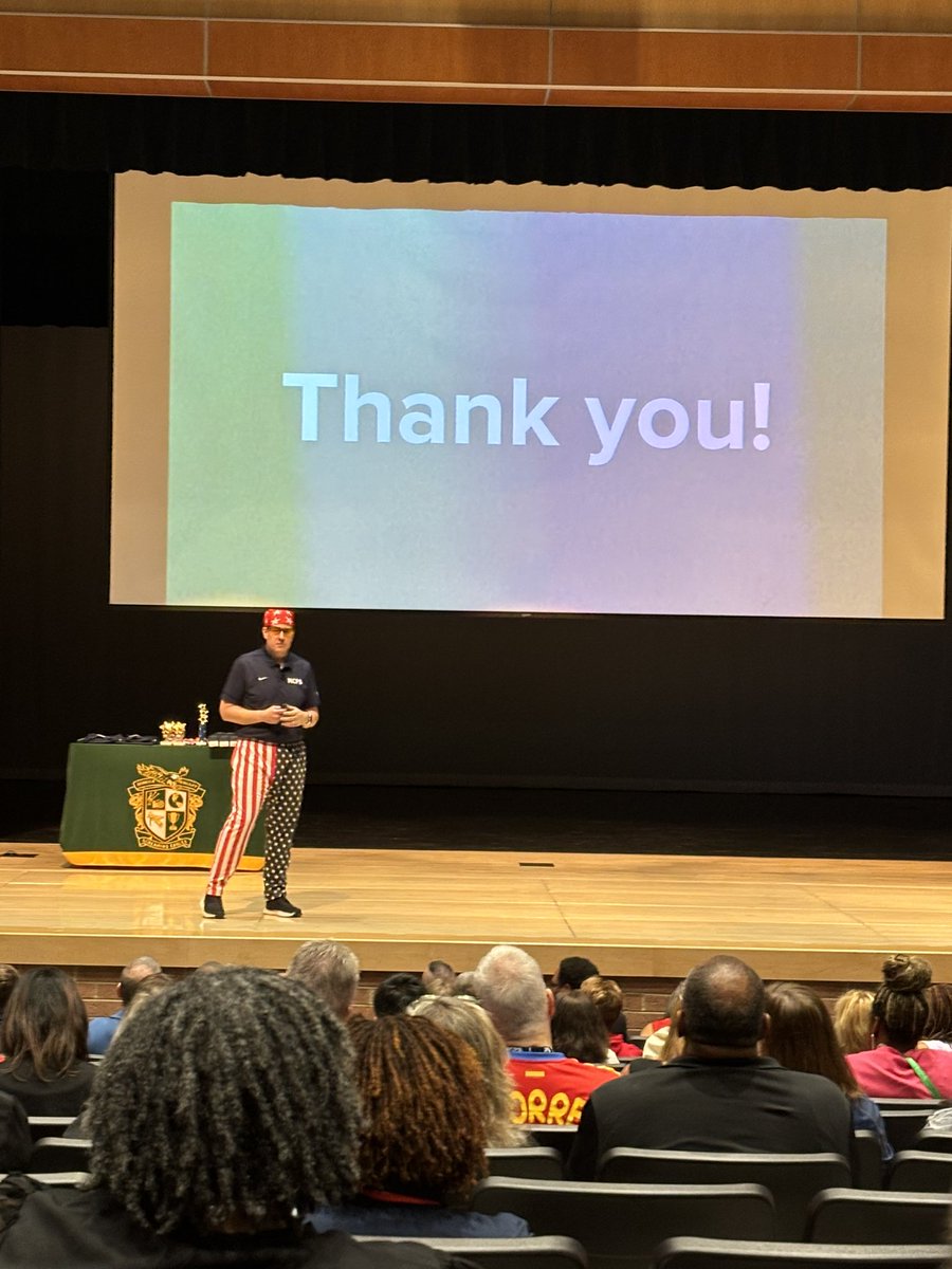 FinestEducator's tweet photo. MCPS Superintendent, Dr. Thomas Taylor,  opens the year with energy, honesty, and humor! https://t.co/cM96bLefB3