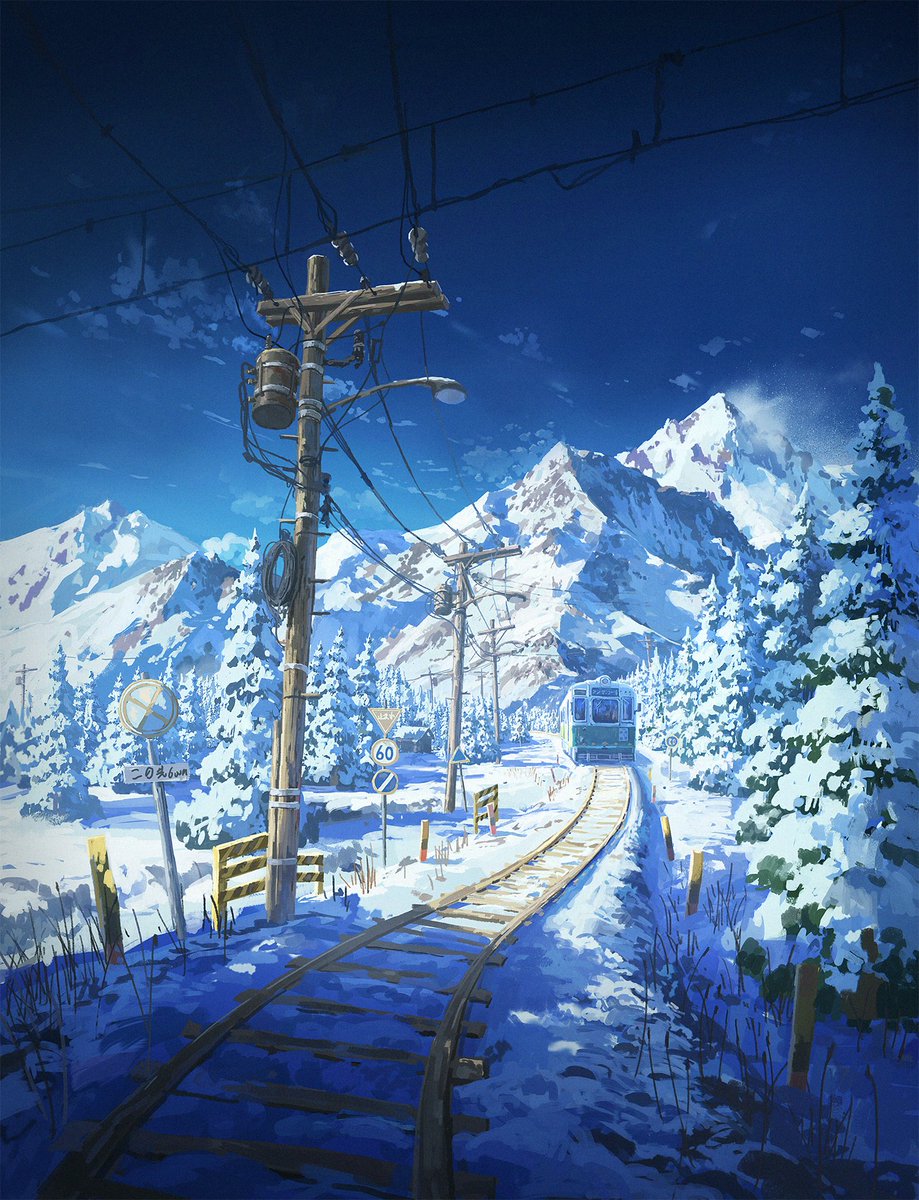 Practice~Winter tramway🚎