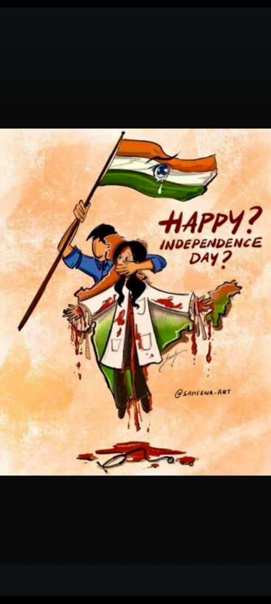 Shorya_k17's tweet photo. 78 years of Independence, but still women are not safe in our country 
#MamataMustResign #MoumitaDebnath #Rapist #independanceday #IndependenceDay2024 #India https://t.co/x1JXj2TzhI