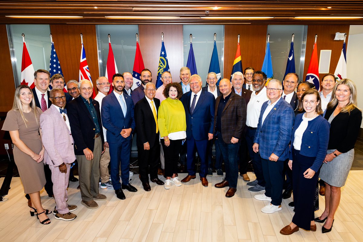fordnation's tweet photo. I joined legislators from across the United States this morning to talk about the importance of supporting the millions of Canadian and American workers who depend on our incredible trading relationship.

From nuclear power and critical minerals to the electric vehicle sector, we have a great opportunity to work together by taking a Team North America approach that strengthens our economic ties and delivers better jobs and bigger paycheques to workers on both sides of the border!