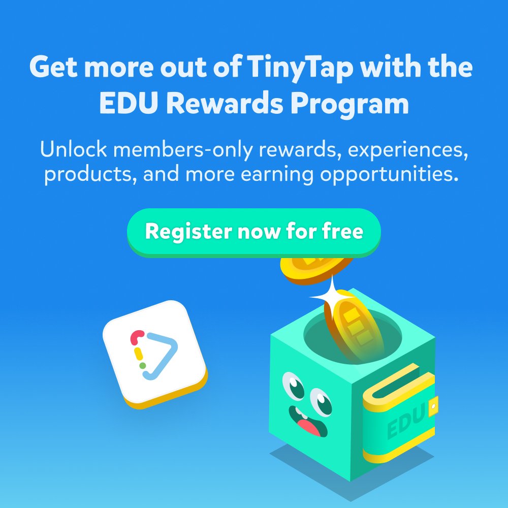Yogevshelly's tweet photo. 📸 Snapshot has been taken for the EDU Rewards Program

Existing @TinyTapEDU educators are now eligible to register and start earning EDU for their contributions to global education.

EDU Rewards unlock exclusive benefits, experiences, products, and more earning opportunities… including a welcome gift of EDU credits.

This is the first stage of onboarding millions of educators and families to @opencampus_xyz and Web3.