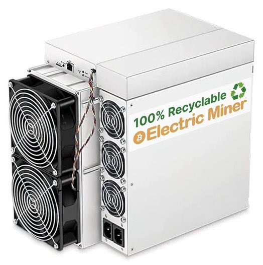 DSBatten's tweet photo. Bitcoin mining was criticised for its e-waste for years
Turns out this was based on bad data. Bitcoin mining rigs are used for 3x longer than research assumed, lack the heavy metals found in cellphones etc, and recyclers confirm they’re 100% recyclable
Image: @AtodeBln https://t.co/fxbEFn1e45