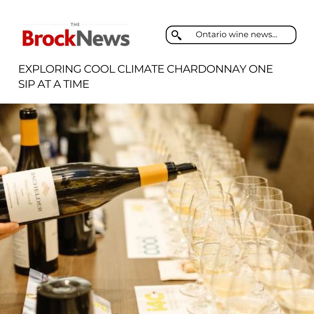 The Brock News covered some highlights from the i4C event, “Brock University’s Cool Climate Oenology and Viticulture Institute (CCOVI) helped to kick-off the International Cool Climate Chardonnay Celebration..."

See the full article here.

brocku.ca/brock-news/202…