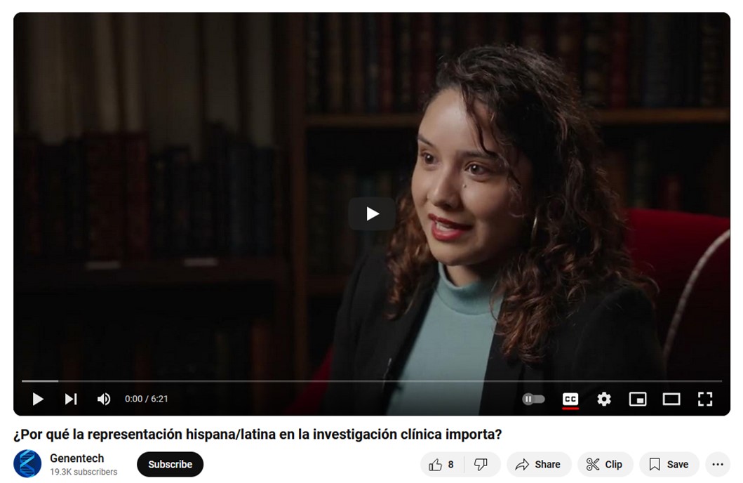 SaludAmerica's tweet photo. Watch our award-winning video with @genentech on why Latino participation in clinical trials is so important!
🎬 https://t.co/svvjtTmqtF

@AmplifyLatinx @LatinxinSTEM @LatinasInMed @LHAORG @NHMAmd @HispanicAccess @CDC_Cancer @AACR @theNCI @MDAndersonNews @PCORI https://t.co/zCssspTBXB