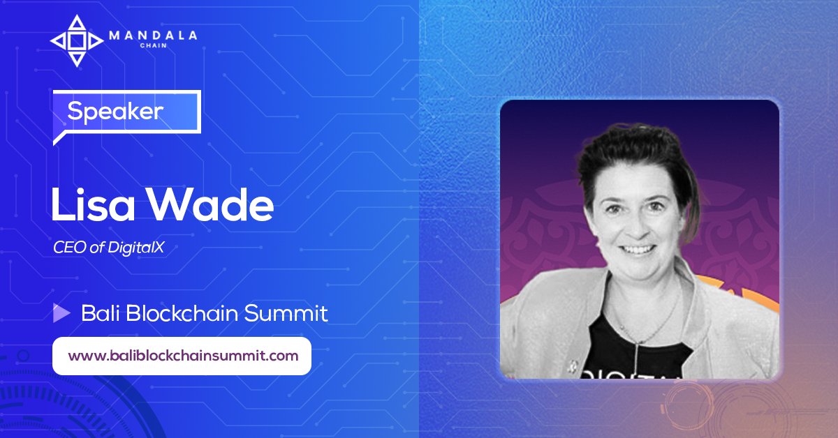 MandalaChain's tweet photo. We're excited to welcome Lisa Wade (@DigiXCEO) as a speaker at @blocksummitbali 2024!

As CEO of @DigitalXLtd, a leader in the digital asset space, she brings a wealth of experience in driving innovation, the adoption of emerging technologies, and the future of digital finance. https://t.co/H7Oz4q4p94