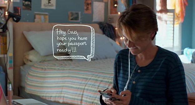 ramblinglime's tweet photo. Do you know that scene from tfios where Hazel gets to know the Amsterdam trip is happening? That. That exactly, is how I feel today. https://t.co/u75AIZ3OnF